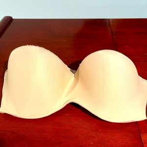 Lilyette Strapless Underwire Bra Size 36D Nude